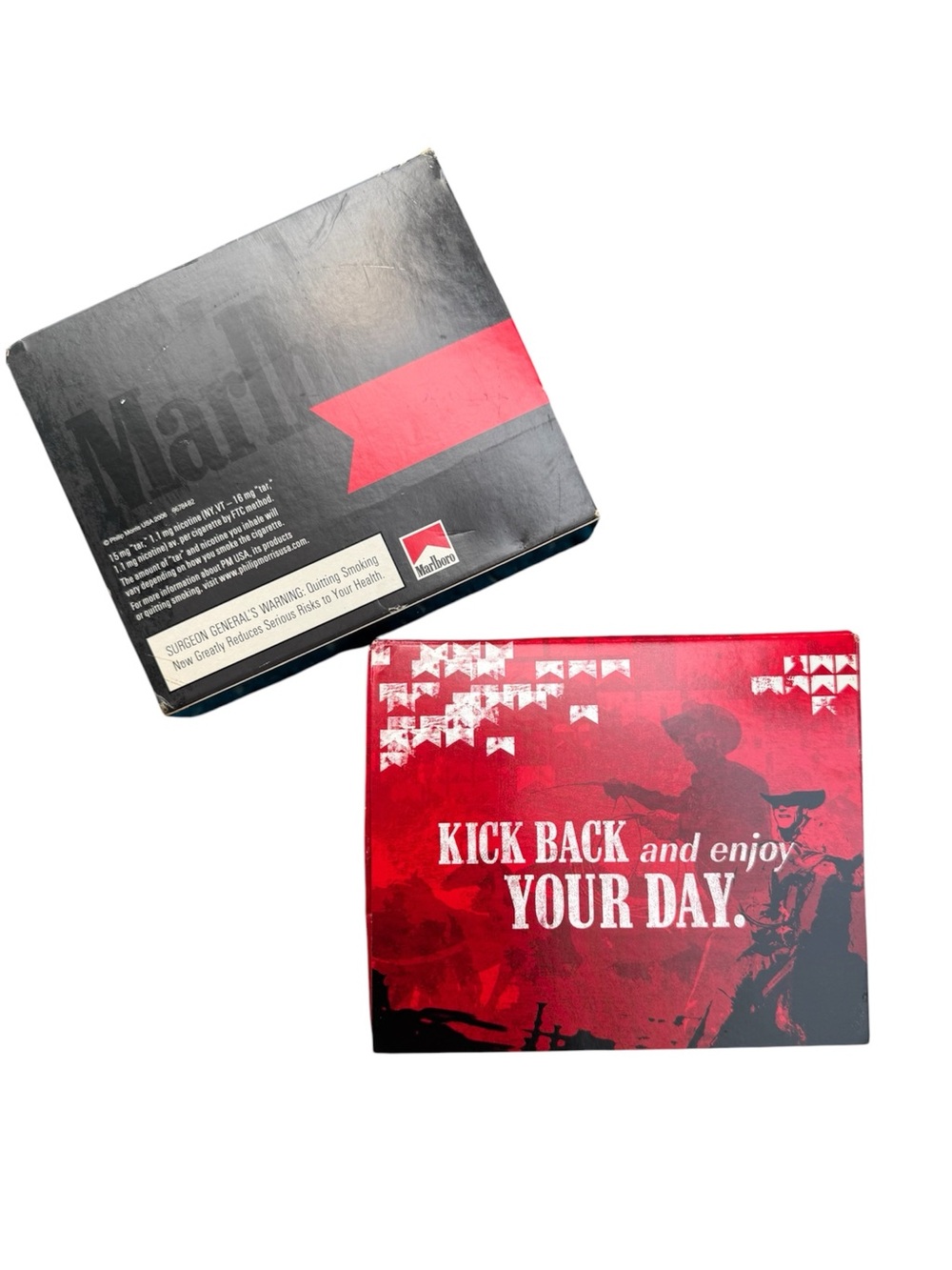 2006 Marlboro Promotional Glass Ashtray Gift Set New In Box